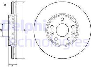 Delphi BG4815C - Discofreno www.autoricambit.com