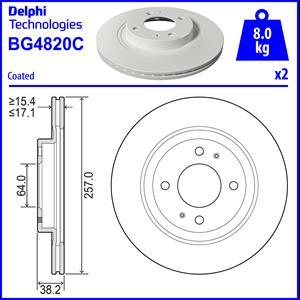 Delphi BG4820C - Discofreno www.autoricambit.com