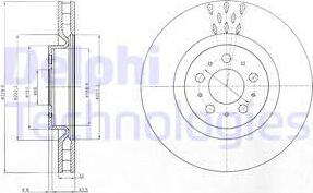 Delphi BG4305 - Discofreno www.autoricambit.com