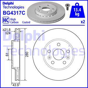 Delphi BG4317C - Discofreno www.autoricambit.com