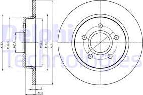 Delphi BG4386C - Discofreno www.autoricambit.com