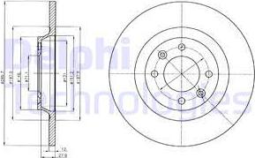 Delphi BG4322 - Discofreno www.autoricambit.com