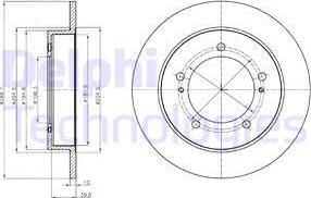 Delphi BG4289 - Discofreno www.autoricambit.com