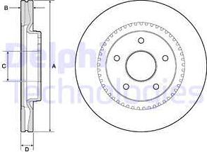 Delphi BG4283 - Discofreno www.autoricambit.com