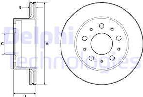 Delphi BG4796C - Discofreno www.autoricambit.com