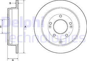 Delphi BG4767C-18B1 - Discofreno www.autoricambit.com