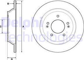 Delphi BG4708C - Discofreno www.autoricambit.com