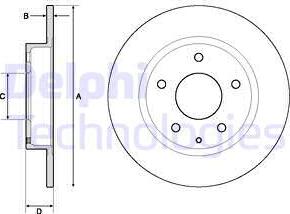 Delphi BG4707C - Discofreno www.autoricambit.com