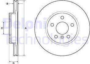 Delphi BG4777C - Discofreno www.autoricambit.com