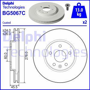 Delphi BG5067C - Discofreno www.autoricambit.com