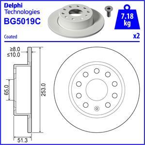 Delphi BG5019C - Discofreno www.autoricambit.com