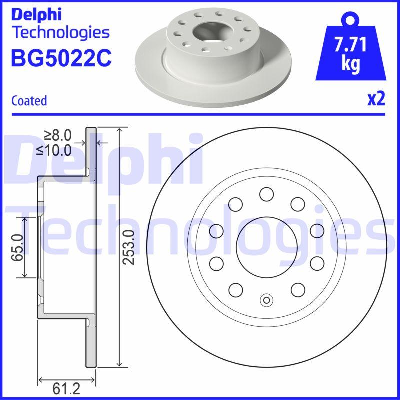 Delphi BG5022C - Discofreno www.autoricambit.com