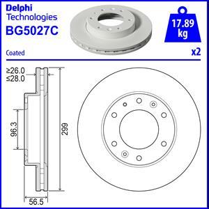 Delphi BG5027C - Discofreno www.autoricambit.com