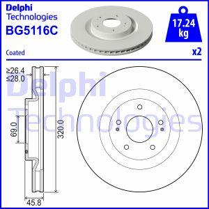 Delphi BG5116C - Discofreno www.autoricambit.com