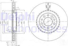 Delphi BG3993 - Discofreno www.autoricambit.com