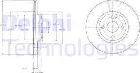 Delphi BG3966 - Discofreno www.autoricambit.com