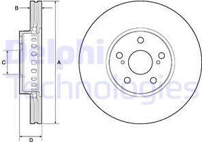 Delphi BG3921 - Discofreno www.autoricambit.com