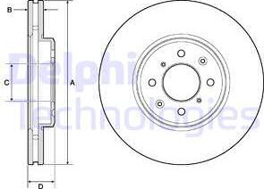 Delphi BG3970 - Discofreno www.autoricambit.com