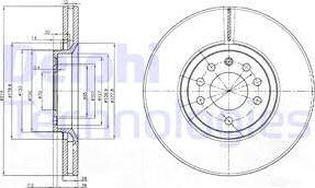 Delphi BG3973 - Discofreno www.autoricambit.com