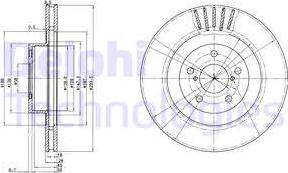 Delphi BG3413 - Discofreno www.autoricambit.com