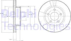 Delphi BG3546 - Discofreno www.autoricambit.com