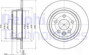 Delphi BG3550 - Discofreno www.autoricambit.com