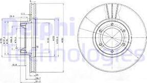 Delphi BG3553 - Discofreno www.autoricambit.com