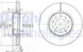 Delphi BG3513 - Discofreno www.autoricambit.com