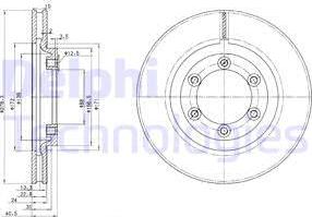 Delphi BG3523 - Discofreno www.autoricambit.com