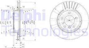 Delphi BG3527C - Discofreno www.autoricambit.com