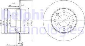 Delphi BG3653C - Discofreno www.autoricambit.com