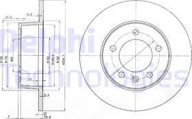 Delphi BG3681 - Discofreno www.autoricambit.com