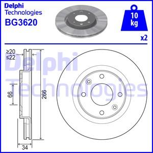 Delphi BG3620 - Discofreno www.autoricambit.com