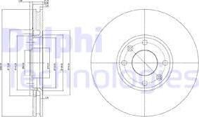 Delphi BG3622C - Discofreno www.autoricambit.com