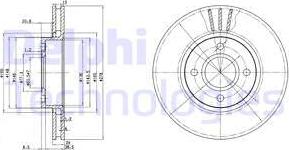 Delphi BG3056 - Discofreno www.autoricambit.com