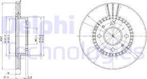 Delphi BG3134 - Discofreno www.autoricambit.com