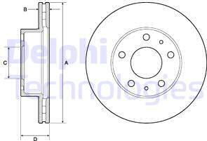 Delphi BG3841 - Discofreno www.autoricambit.com