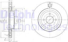 Delphi BG3852 - Discofreno www.autoricambit.com