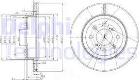 Delphi BG3884 - Discofreno www.autoricambit.com