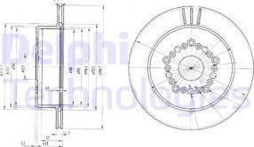 Delphi BG3230 - Discofreno www.autoricambit.com