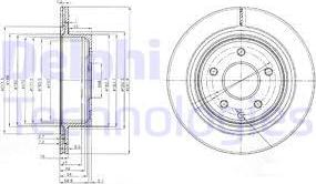 Delphi BG3765C-18B1 - Discofreno www.autoricambit.com