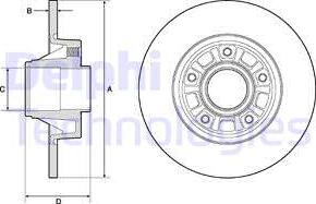 Delphi BG3767 - Discofreno www.autoricambit.com