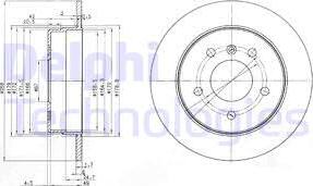 Delphi BG3710 - Discofreno www.autoricambit.com