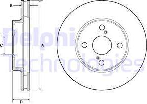 Delphi BG3734C - Discofreno www.autoricambit.com