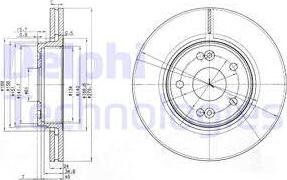 Delphi BG3733 - Discofreno www.autoricambit.com