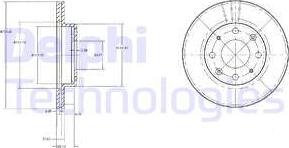 Delphi BG2451 - Discofreno www.autoricambit.com