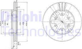 Delphi BG2457 - Discofreno www.autoricambit.com