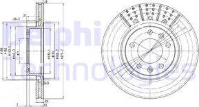 Delphi BG2460 - Discofreno www.autoricambit.com