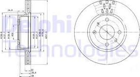 Delphi BG2413 - Discofreno www.autoricambit.com