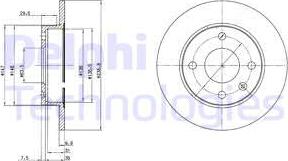 Delphi BG2439 - Discofreno www.autoricambit.com